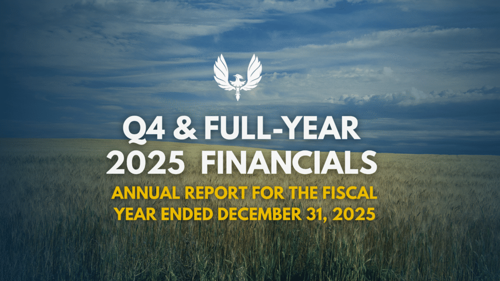 Q4 and full year 2025 financials annual report for the fiscal year for Phoenix Energy.